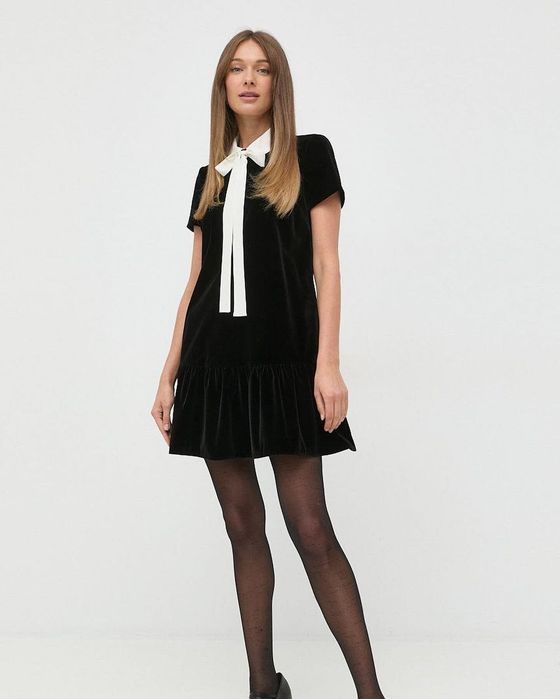 Rochie mini din catifea de la Red Valentino