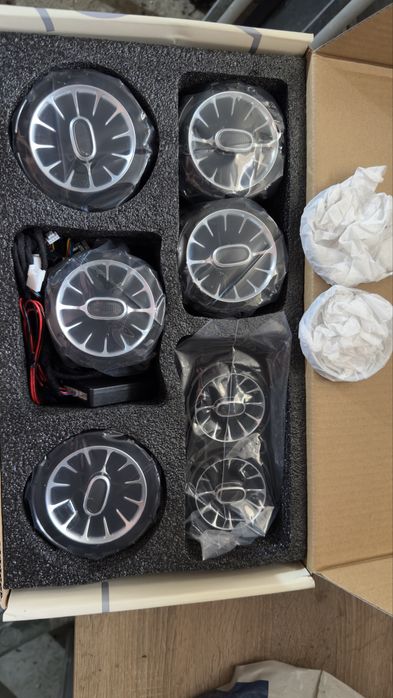 Въздуховоди светещи лед w177 A/w118 Gla 2014/2022 духалки 64 цвята