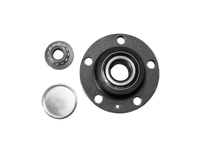 Rulment butuc roata Audi A1 (8X), A2 (8Z0); Seat Cordoba (6L2), Ibiza 3 (6L1), Ibiza (6J); Skoda Fabia (6Y 5J NJ); VW Fox (5Z1), Polo (9N 6R), montare: punte spate, Numar gauri: 5, cu senzor ABS integrat, OE 6Q0598611, CX