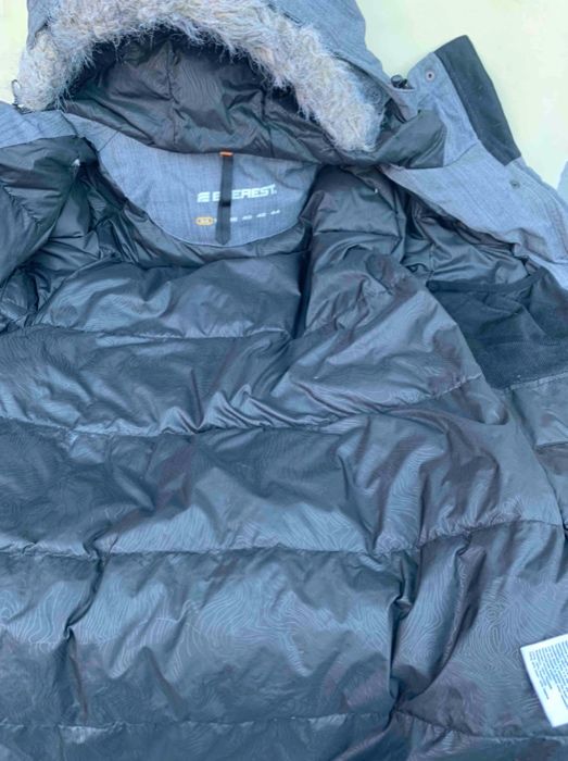 EVEREST Geaca Fashion Parca Impermeabila SUPERDRY Puf Gri Original