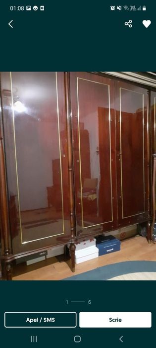 Vând mobilă deosebită, lemn cireș , lăcuită , Volintari