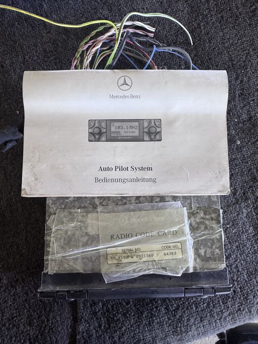 Магнитола на w140 W210