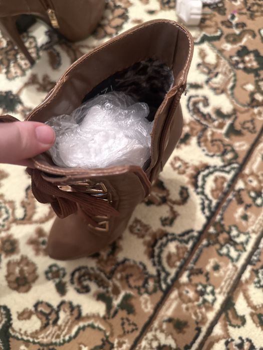 Ботильоны клричневые, удобные