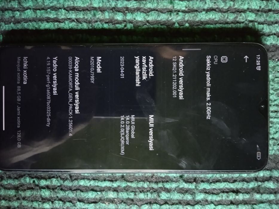 Redmi 9 T. Holati ideal