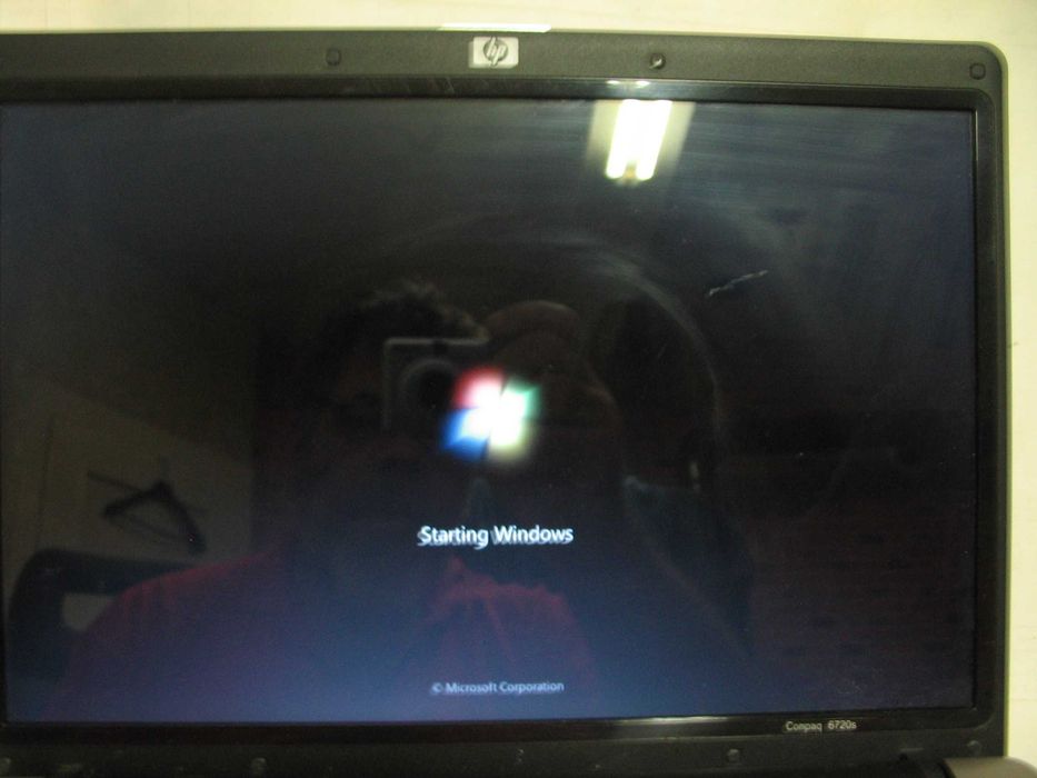 Бюджетен лаптоп HP-Compaq 6720s след преинсталация и профилактика
