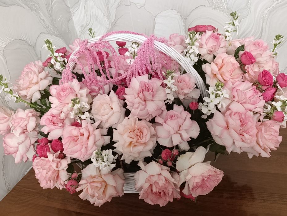 Цветы   корзинка