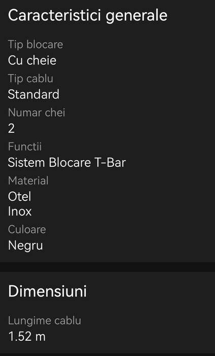Cablu Securitate Lenovo Kensington 1.52m - 57Y4303