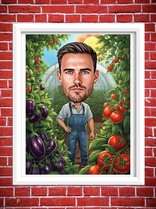 Карикатура по снимка за рожден ден, годишнина или друг повод