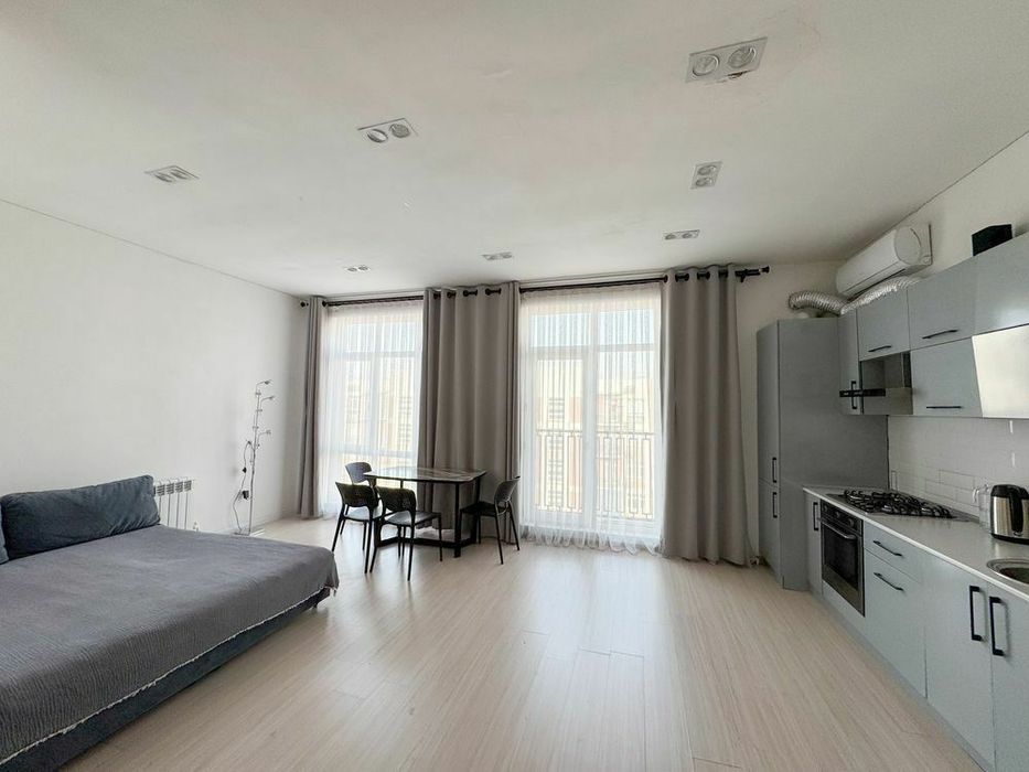 1 комнатная студия 38 м² в ЖК Assalom Sohil — с ремонтом, 9 этаж