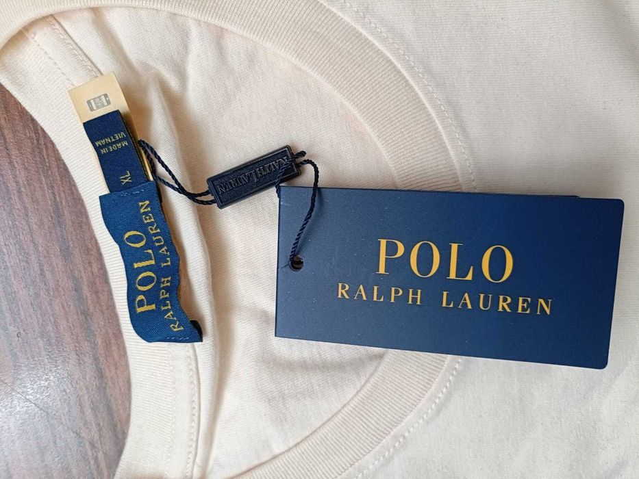 Tricou Polo Ralph Lauren alb, nou, cu etichetă