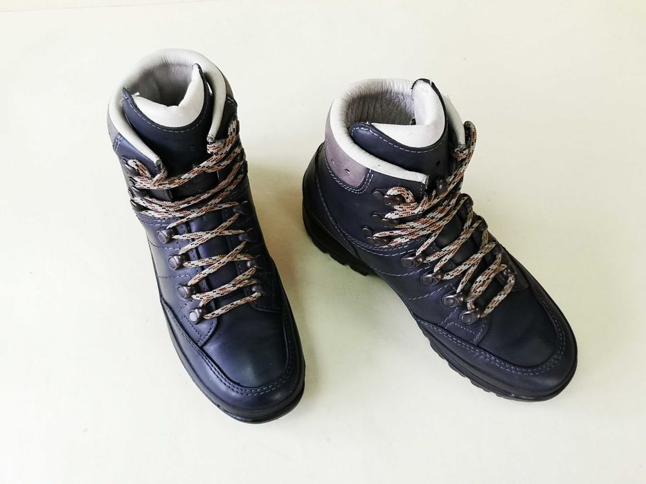 Bocanci piele ghete munte dama 37 38 LOWA Goretex - Impermeab Ca NOI