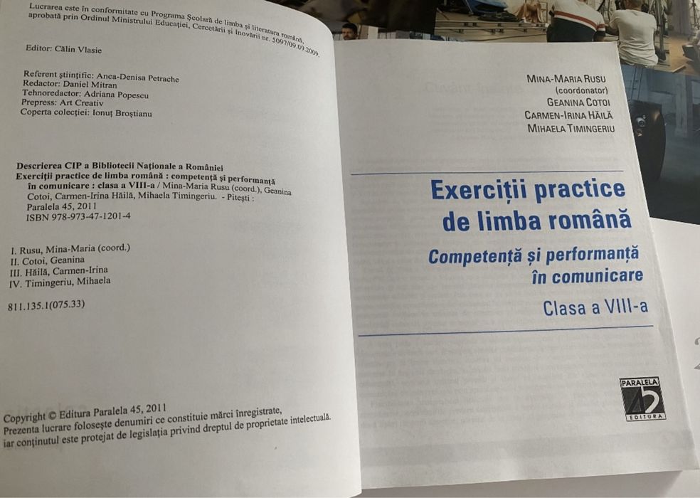 Maria Rusu- Exerciții practice de lb. română- cls. 8