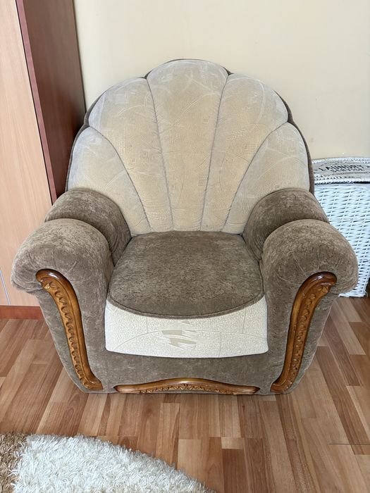 Canapea extensibila si 2 fotolii