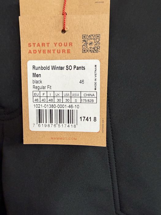 Pantaloni Mammut Runbold Winter SO