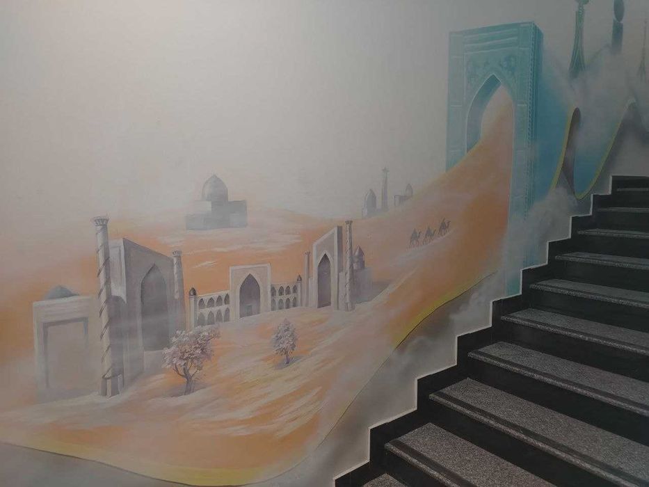 Devorga rasm chizish, relef, barelef