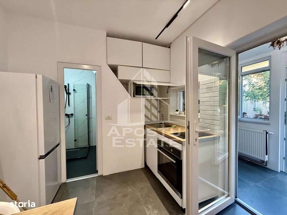 Apartament o camera si curte de vanzare zona Lunei - Complex Timisoara