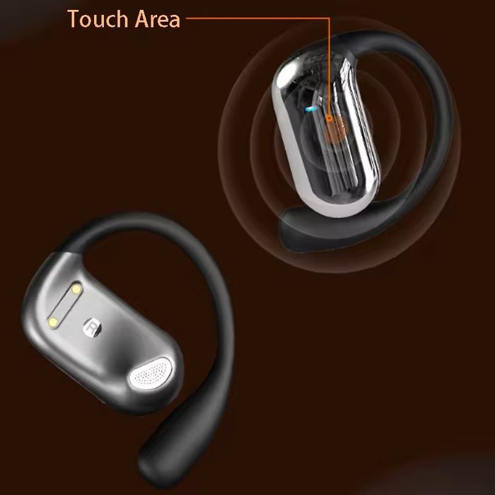 Casti VU-TEK Q17 AirConduction, Bluetooth, Open-Ear, Sapphire Blue