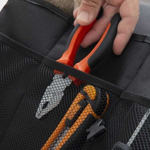 Organizator portbagaj pliabil cu 3 compartimente capacitate 55 L