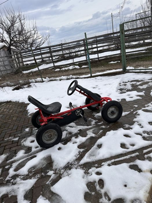 Vand kart adulti cu pedale cu reglaj scaun