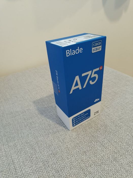 Смартфон ZTE Blade A75 5G, 4GB RAM, 128GB, 5G, Diamond Black
