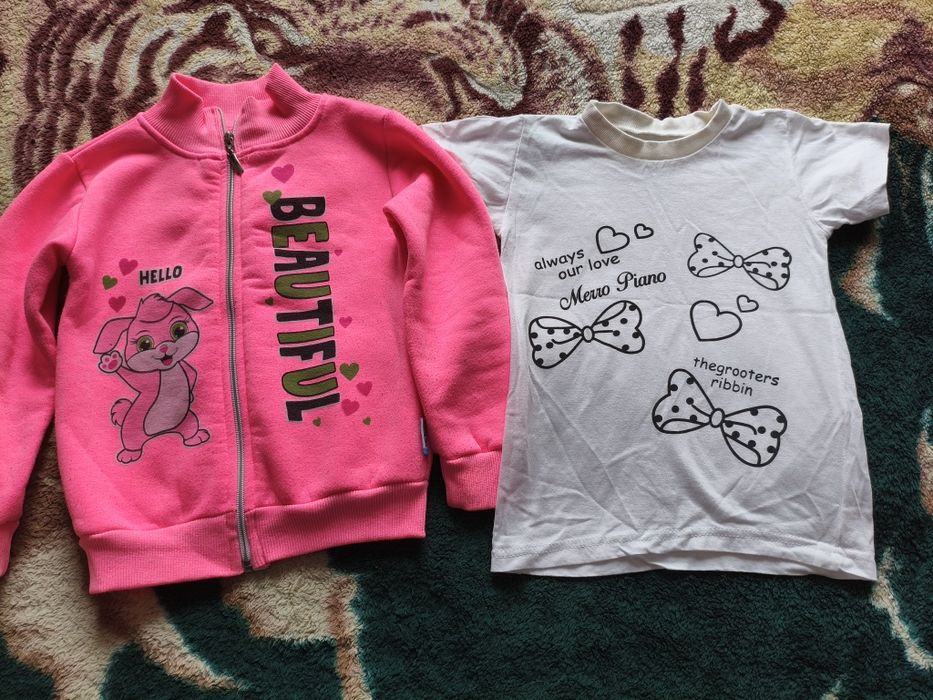 Продам пакет вещей на девочку 104-116 см