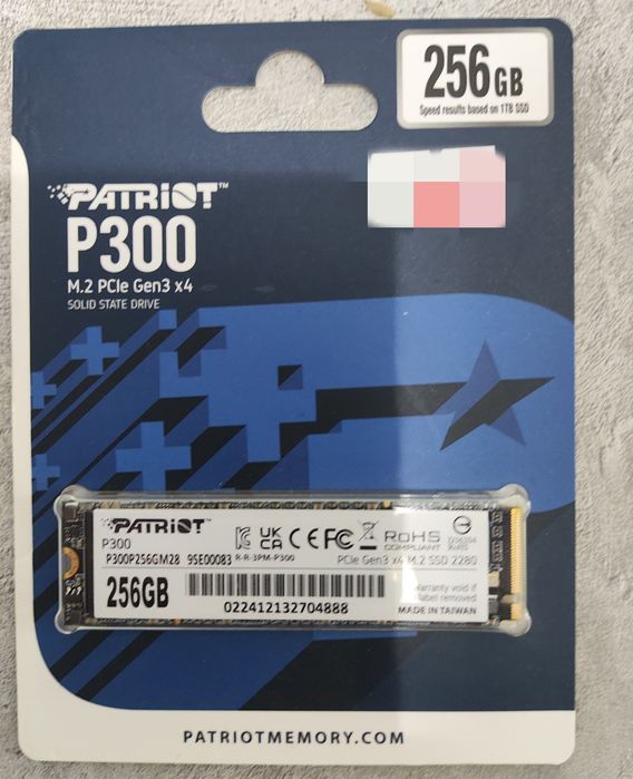 Ssd patriot 256ГБ