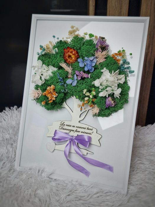 Tablouri cu licheni stabilizati