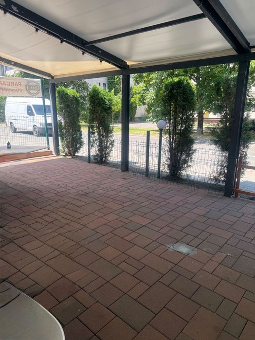 Terasă ,Structură metalică+Folii închidere+3 radiatoare căldură !