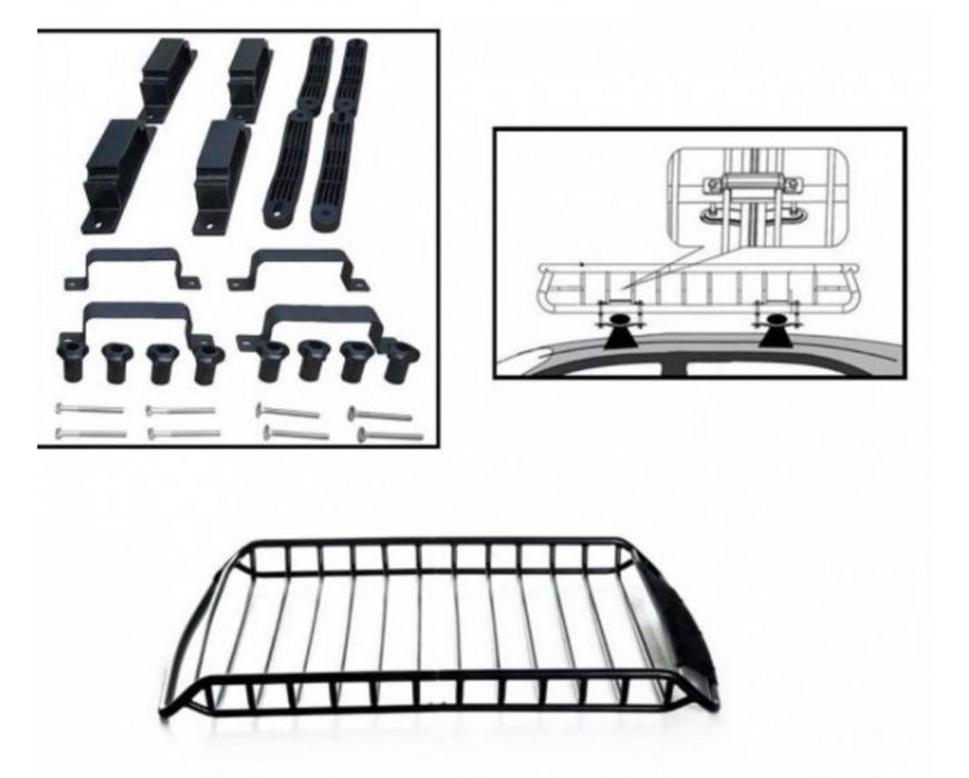 Стоманен багажник за товари 140смх100см