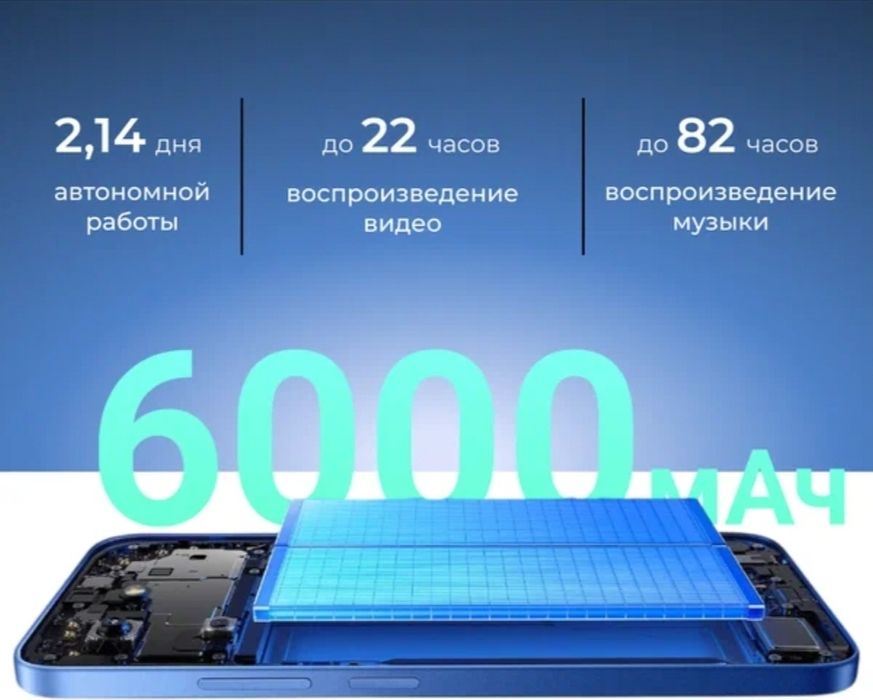 Redmi 15C (Midnight Black, 4/128GB) — смартфон с 6.9" FHD+ 120Hz диспл