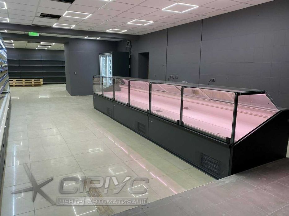 Vitrina orizontala asistata Quadros 258 cm / NOU - Profesional / STOC