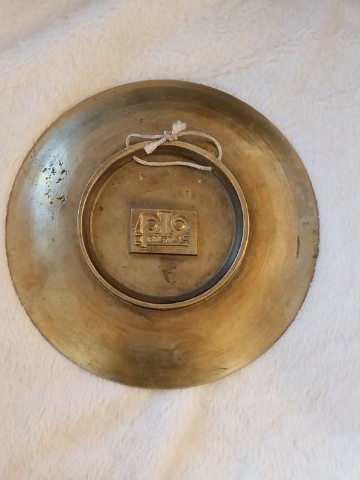 Farfurie decorativa, bronz masiv