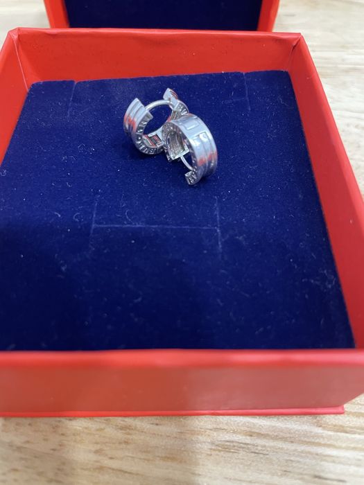 Серебряные серьги Bvlgari