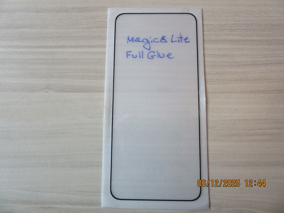 Honor Magic 8 Lite / 5D ЦЯЛО ЛЕПИЛО Стъклен протектор за цял екран