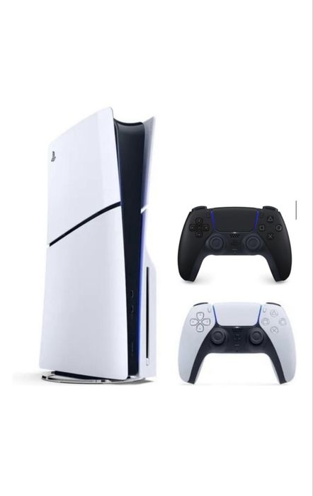 Ps 5 slim + 2 геймпада + 1 игра