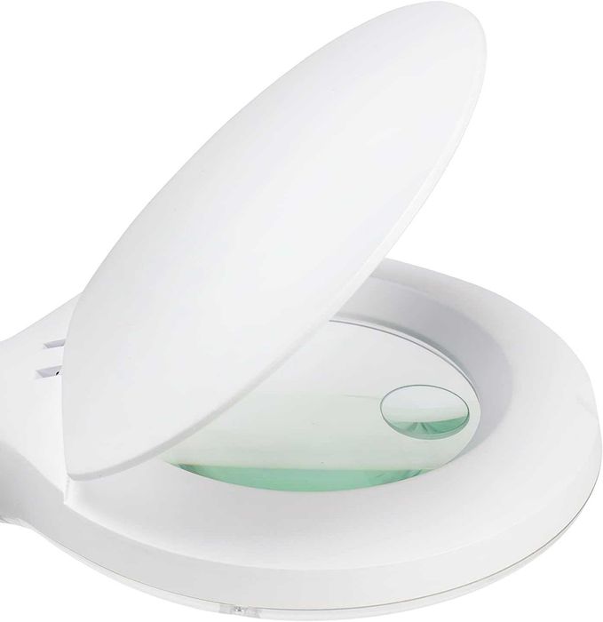 Настолна лампа с лупа за ръчна работа 3-12 диоптъра