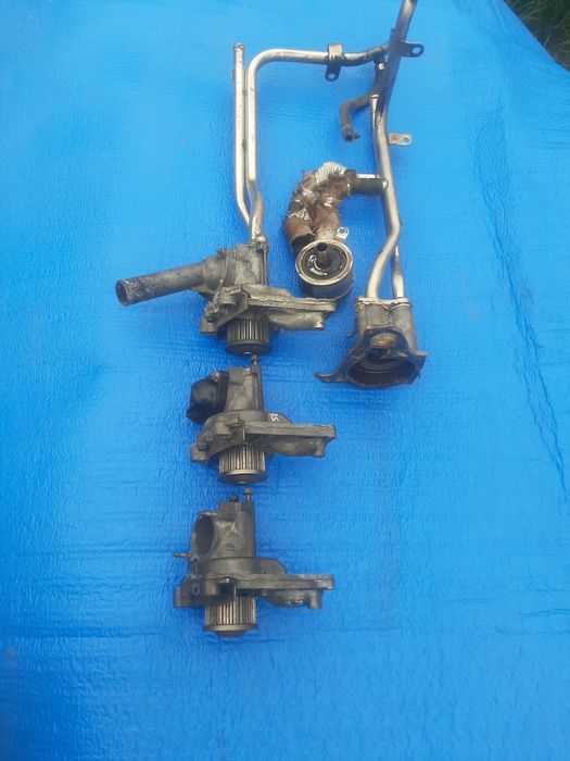 Корпус термостата,помпы 3S,5S-FE TAYOTA