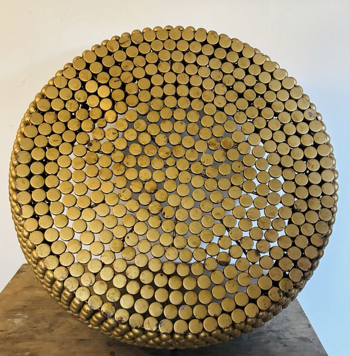 Mese metal decorative aurii