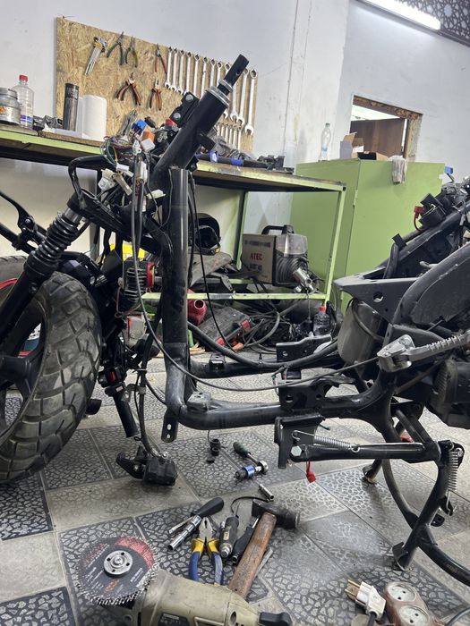 Скутер Муравей  ремонт тюнинг