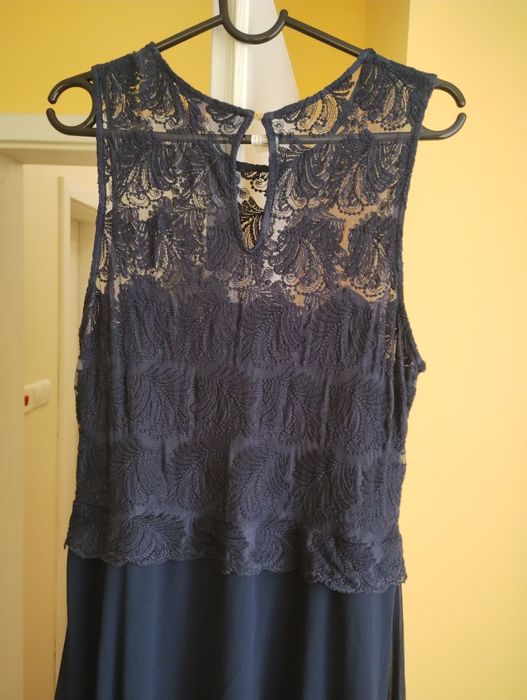 Тъмно синя рокля, размер L