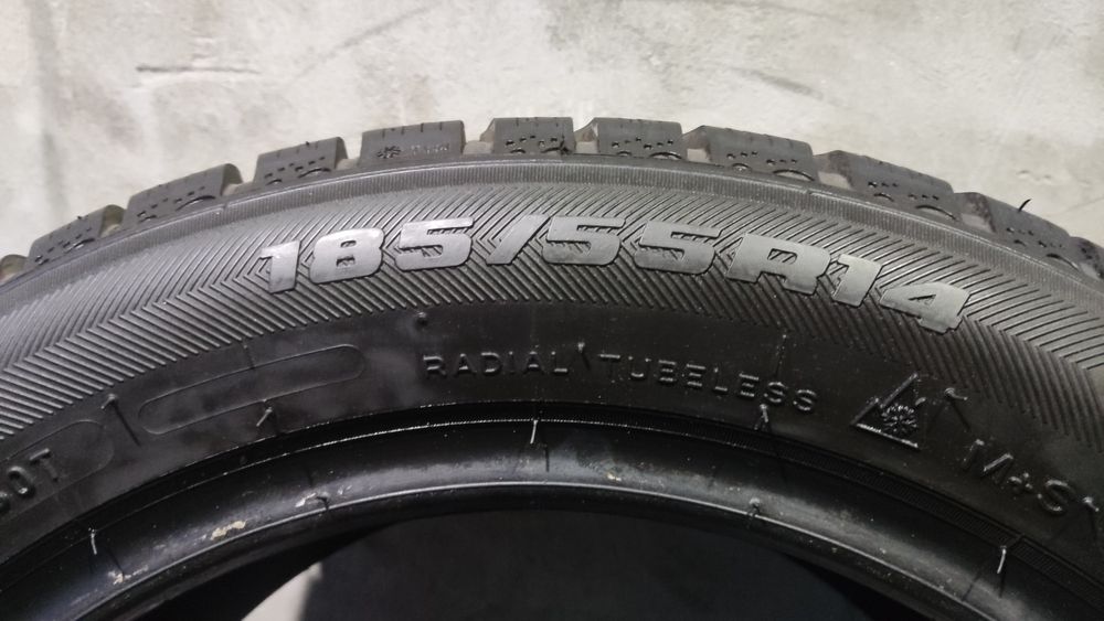 2бр. зимни гуми 185/55/14 BF Goodrich 
dot21
7.7мм грайфер 
Много добр