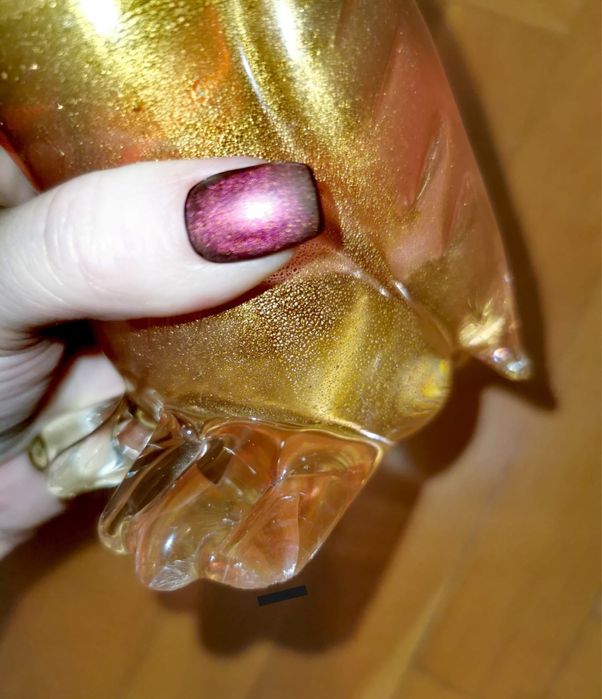 Стъклено пате Мурано АРХИМЕД СЕГУСО златни петна спец. рядка находка