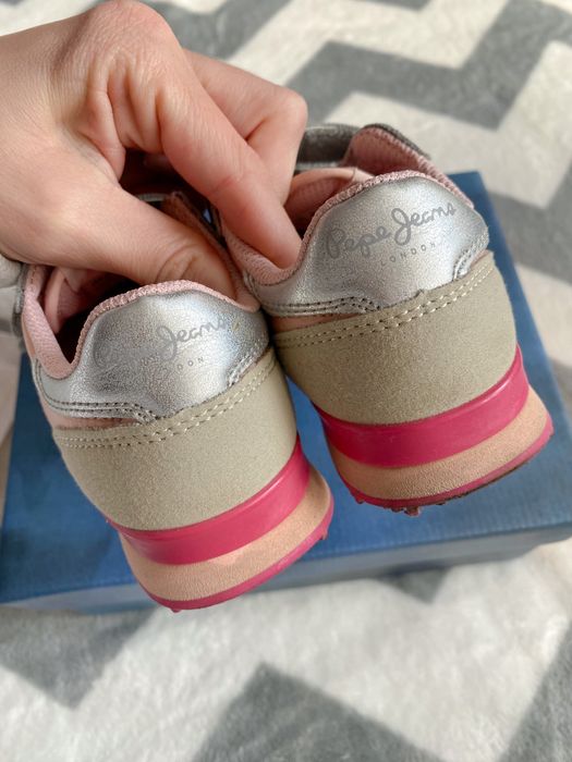 Детски сникърси Pepe Jeans Sydney Basic Girl