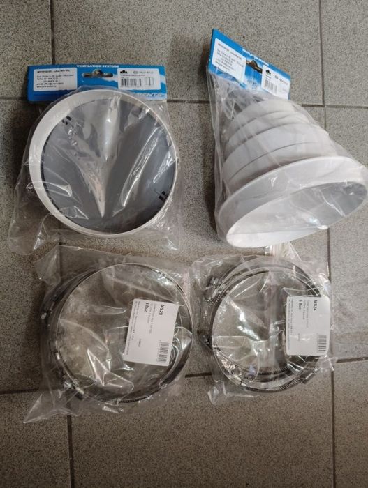 set montaj hota-reductie reglabila, 2 clapete antiretur, coliere inox