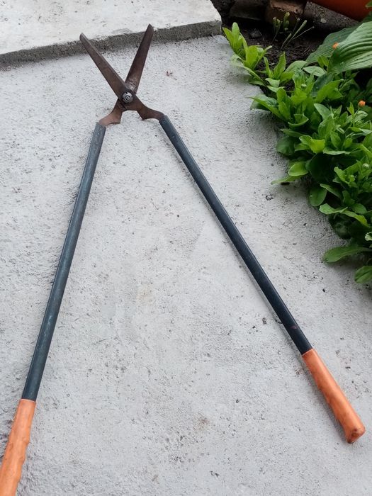 Градинска ножица за храсти и дървета.