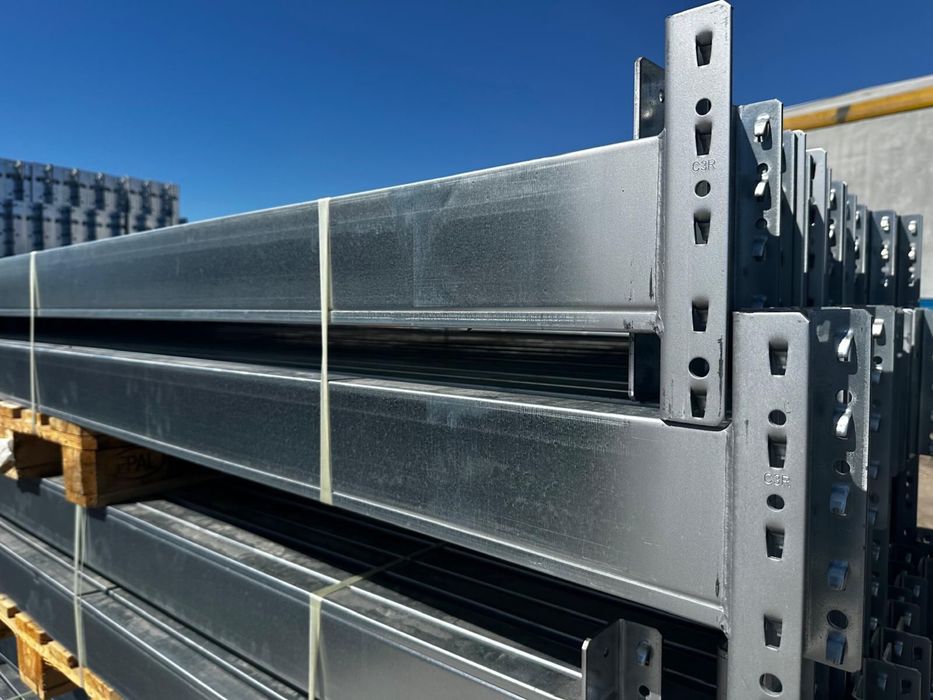 Rafturi metalice dexion 3300x130x50 depozitare manuala sau paleti