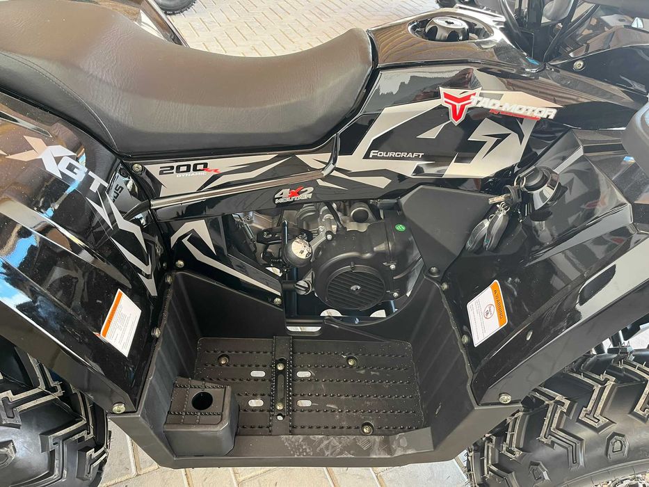 Atv 200cc Tao Shark Fourcraft 4T benzina 10" Negru