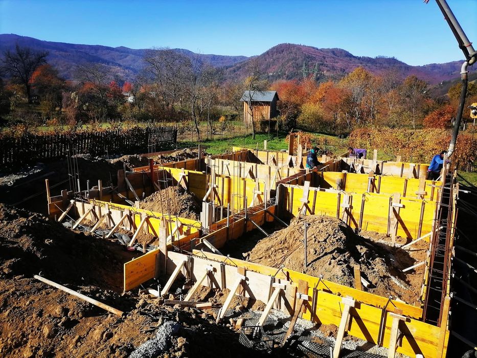 Teren cu fundatie pana la cota 0 si proiect
