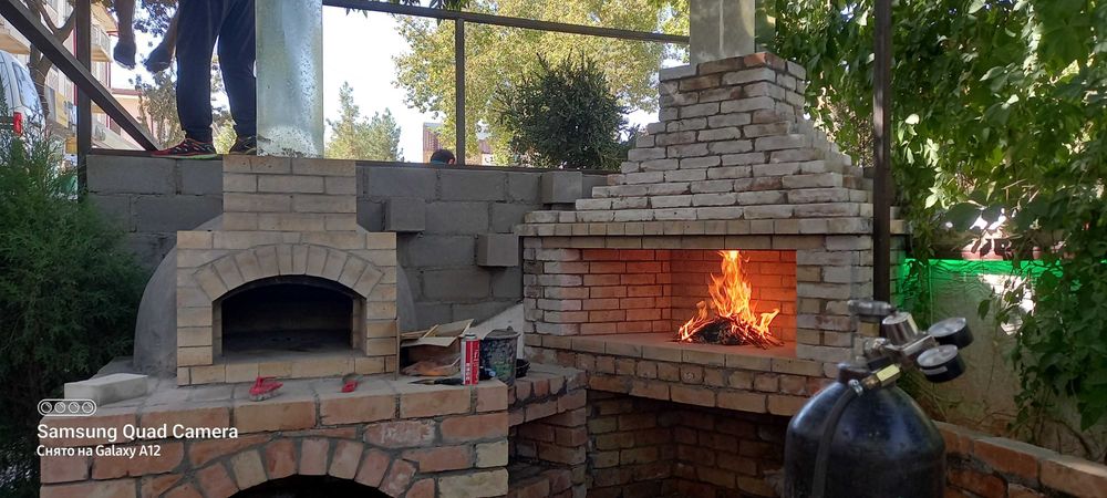 Летняя кухня, помпейский печ и печ отопительный