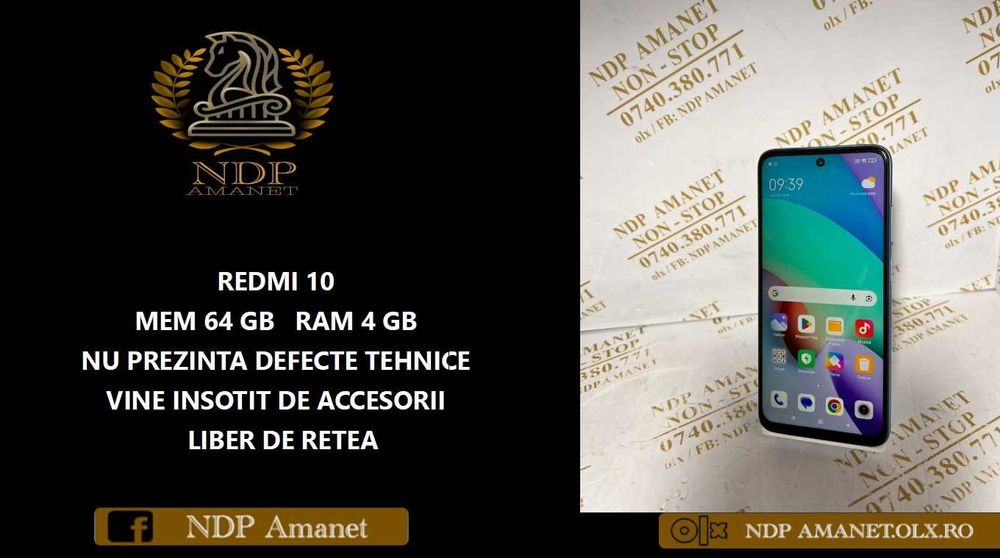 NDP Amanet Calea Mosilor 298   REDMI 10 (42643)